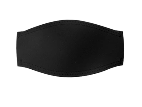 Couvre sangle pour masque en néoprène noir