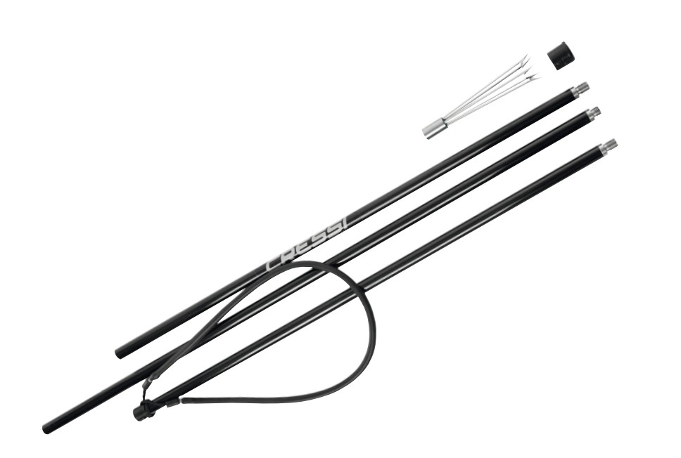 Lance Cressi 3 pièces en Aluminium 6 pieds (feet)  CS3