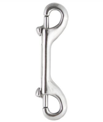 Double bolt snap en acier inoxydable Dive Rite