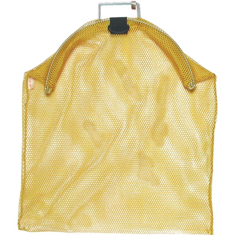 Sac en filet pour pêcheur avec poignées en fil de fer - ISC