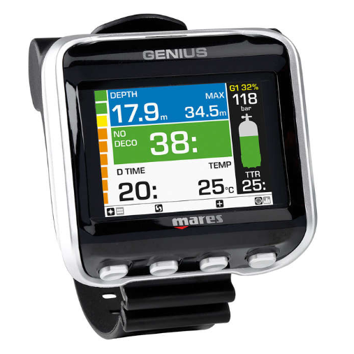 Ordinateur GENIUS de MARES sans transmetteur (En option)