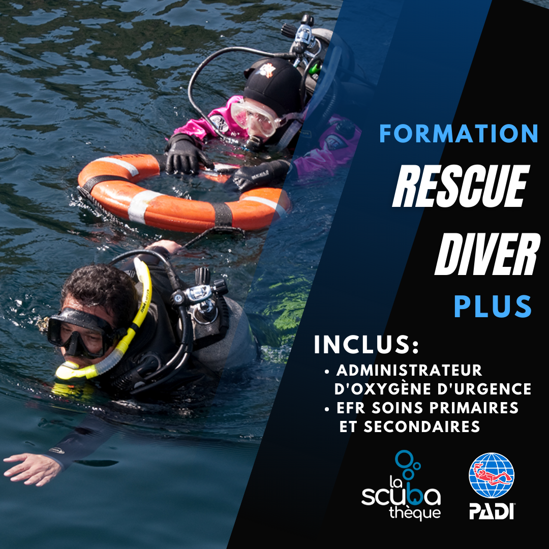 Rescue Diver PLUS - prochaine date 19 septembre 2026