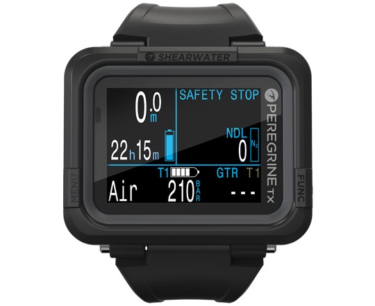 Ordinateur Shearwater Peregrine TX (transmetteur en option)