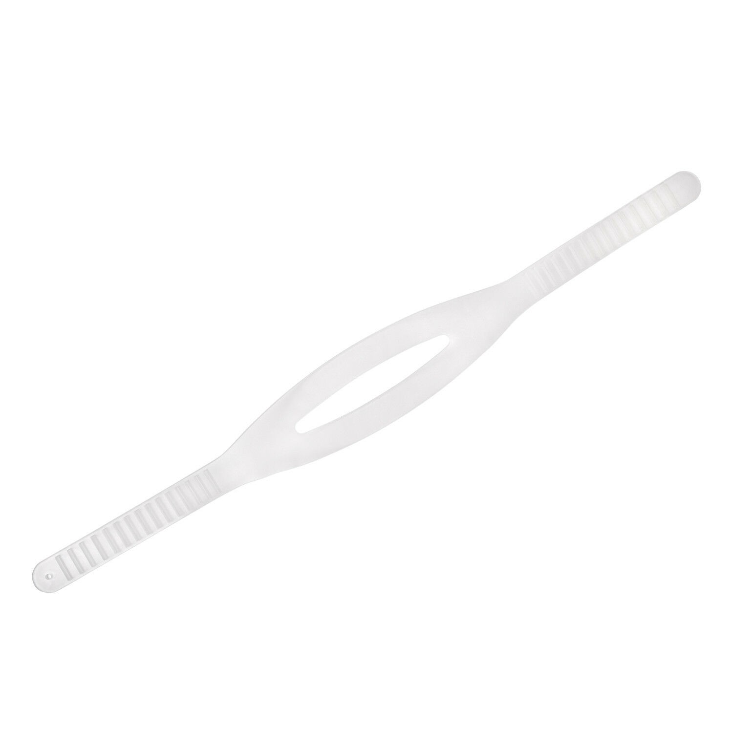 Courroie de masque de remplacement en silicone transparente Trident