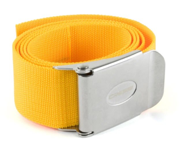 Ceinture de plombs Cressi Nylon jaune