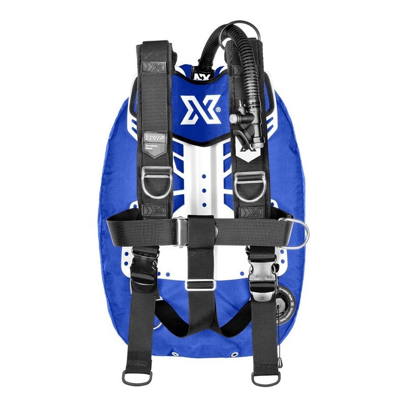 Veste xDeep NX ZEN Deluxe, Stainless Steel Backplate full set avec vessie bleue