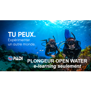 Open Water eLearning - Seulement (includes Processing fee) B2B